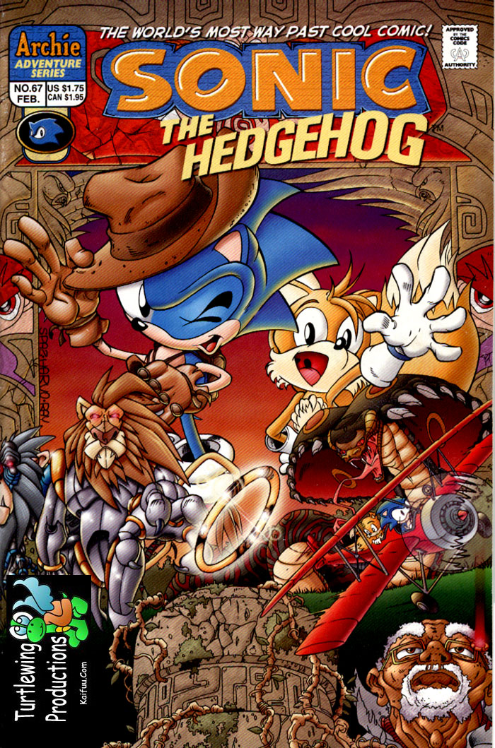 Sonic - Archie Adventure Series February 1999 Cover Page